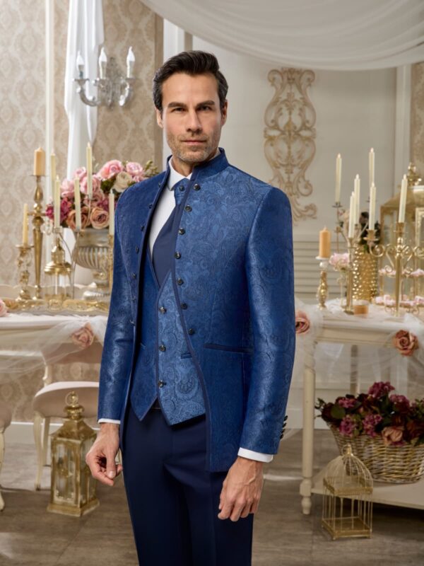SMOKING PRESTIGE BLEU A MOTIFS COL MAO