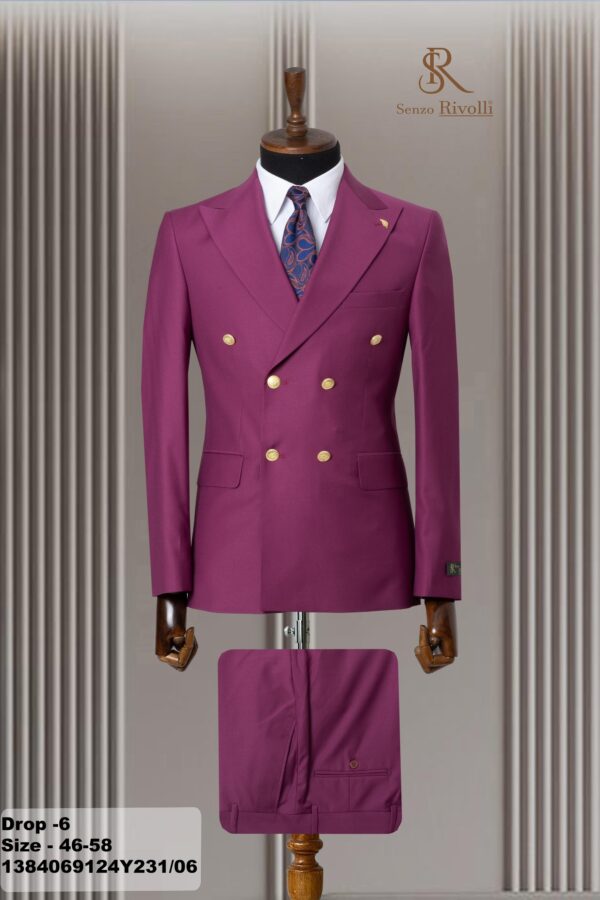 COSTUME CROISÉ ROSE FUSHIA