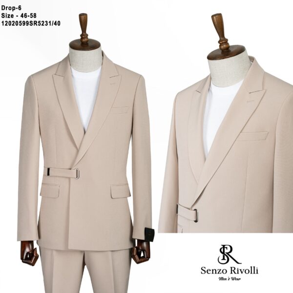 COSTUME KIMONO À SANGLE BEIGE