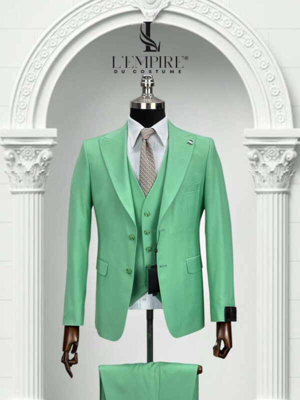 COSTUME 3 PIÈCES VERT D’EAU