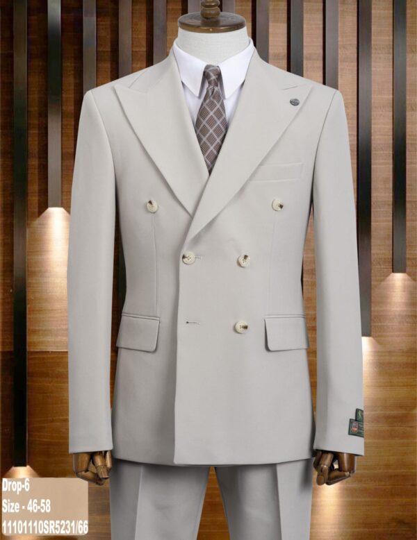 COSTUME CROISÉ GRIS