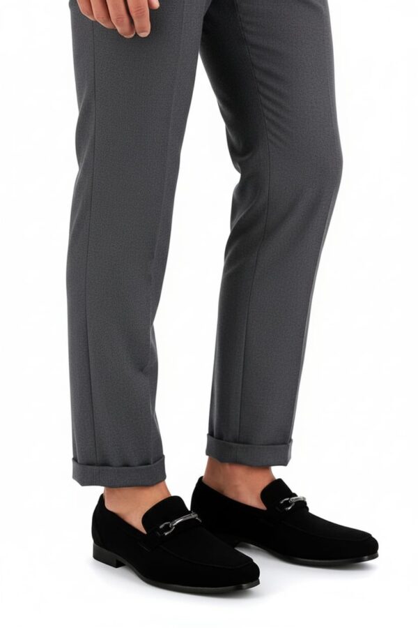 MOCASSIN NOIR EN VELOUR