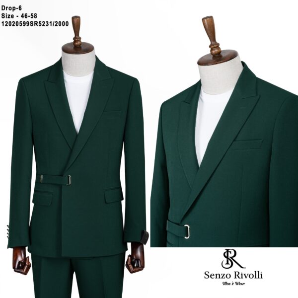 COSTUME KIMONO À SANGLE VERT FORÊT