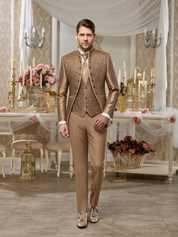 SMOKING PRESTIGE MARRON A MOTIFS COL MAO