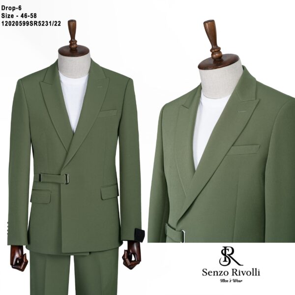 COSTUME KIMONO À SANGLE VERT MILITAIRE