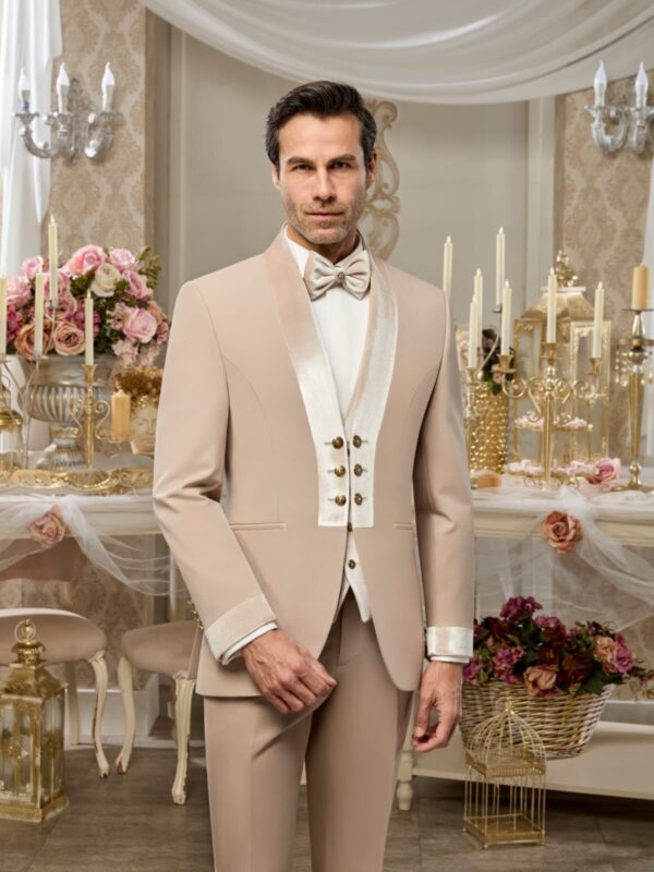 SMOKING PRESTIGE BEIGE COL VELOUR