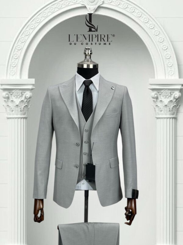 COSTUME 3 PIÈCES GRIS
